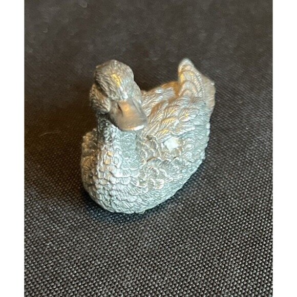 Royal Selangor 1994 Pewter  Ducks 54-7422 Flaw Missing Small Piece Of Pewter - Picture 3 of 10